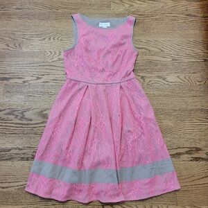 Jessica Simpson Pink Lace Dress
